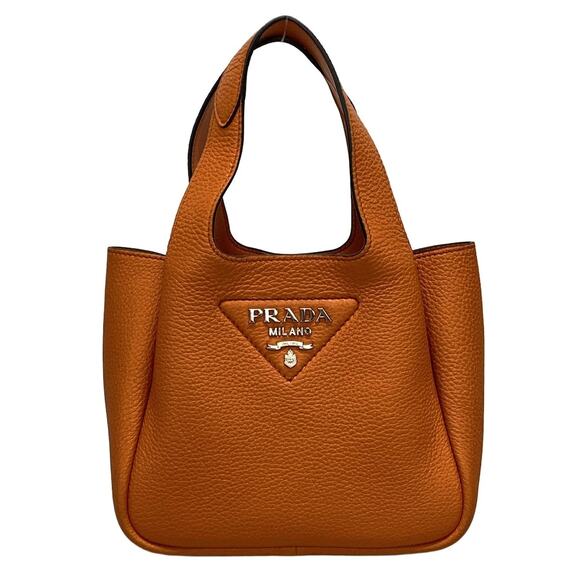 PRADA Triangle Logo Tote Bag - Picture 1 of 16